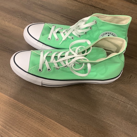 Brand new mint green chucks
